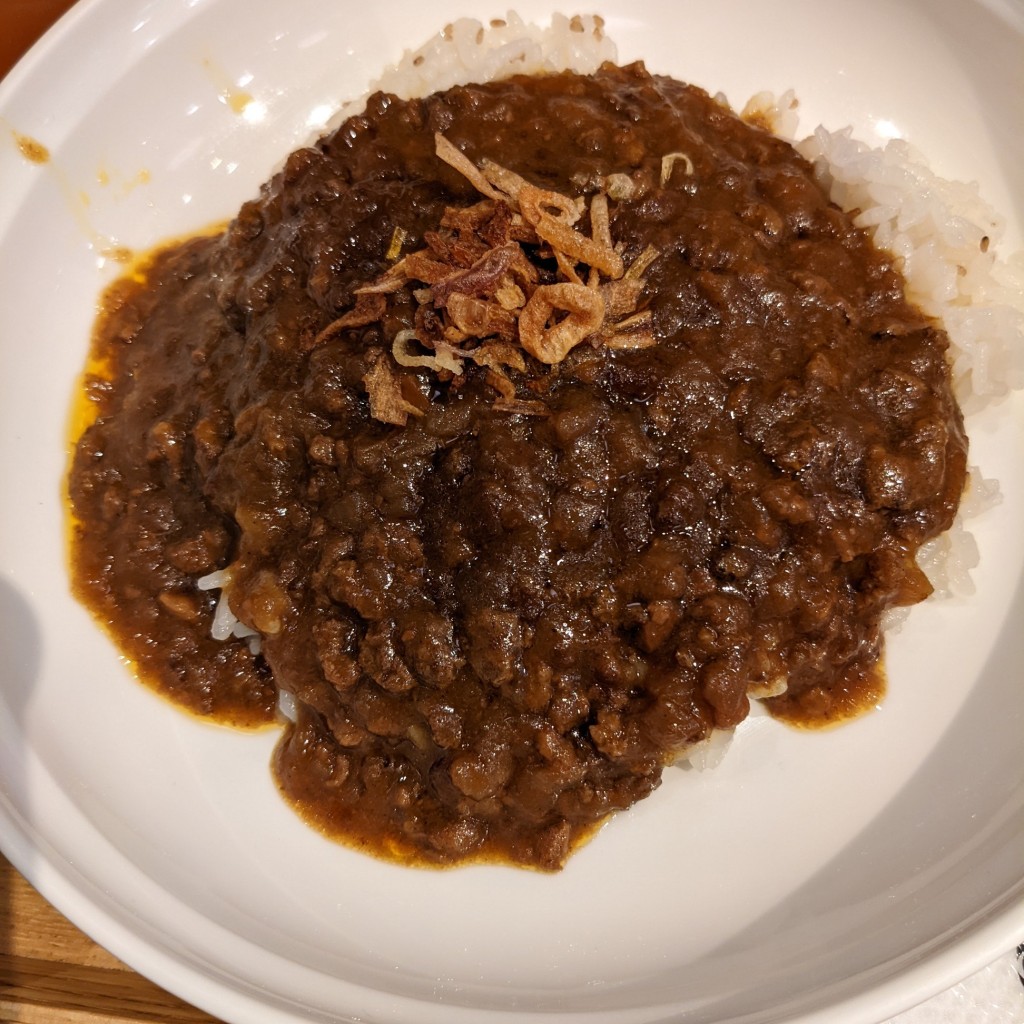 ユーザーが投稿した無花果キーマカレーの写真 - 実際訪問したユーザーが直接撮影して投稿した西船洋食Soup Stock Tokyo Dila西船橋店の写真