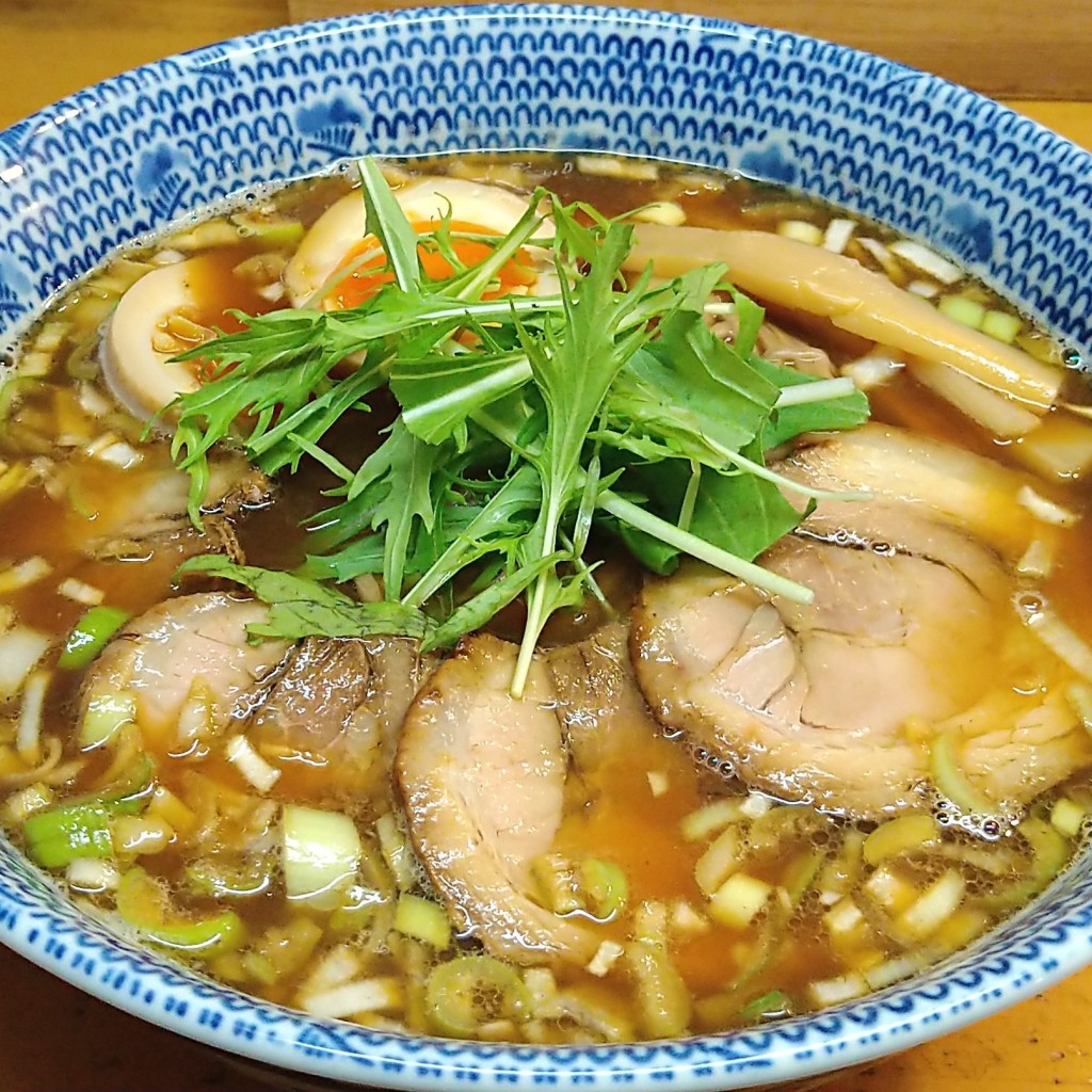 ユーザーが投稿した特製中華そば(そば粉入り麺)の写真 - 実際訪問したユーザーが直接撮影して投稿した北ラーメン / つけ麺らーめん さんさんの写真