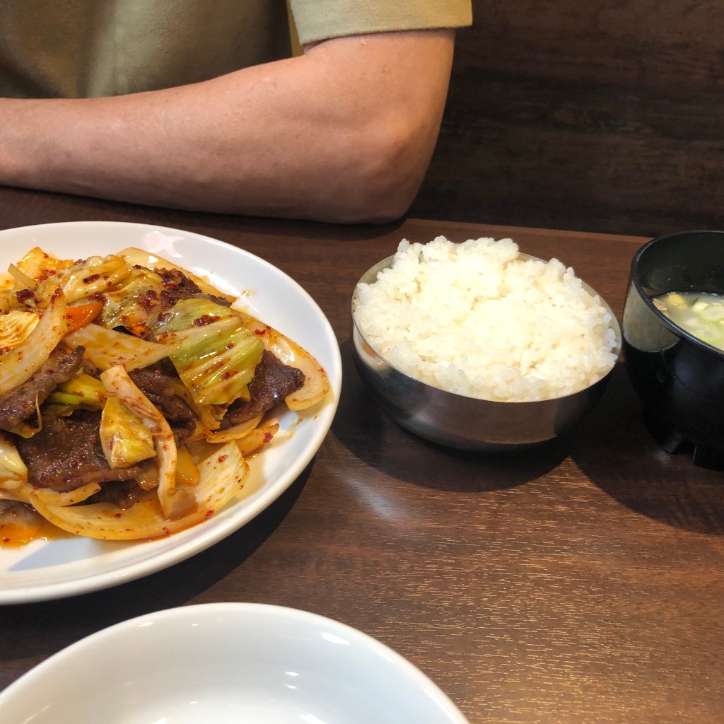 ユーザーが投稿したカルビ定食Lunchの写真 - 実際訪問したユーザーが直接撮影して投稿した大谷焼肉焼肉 金の写真