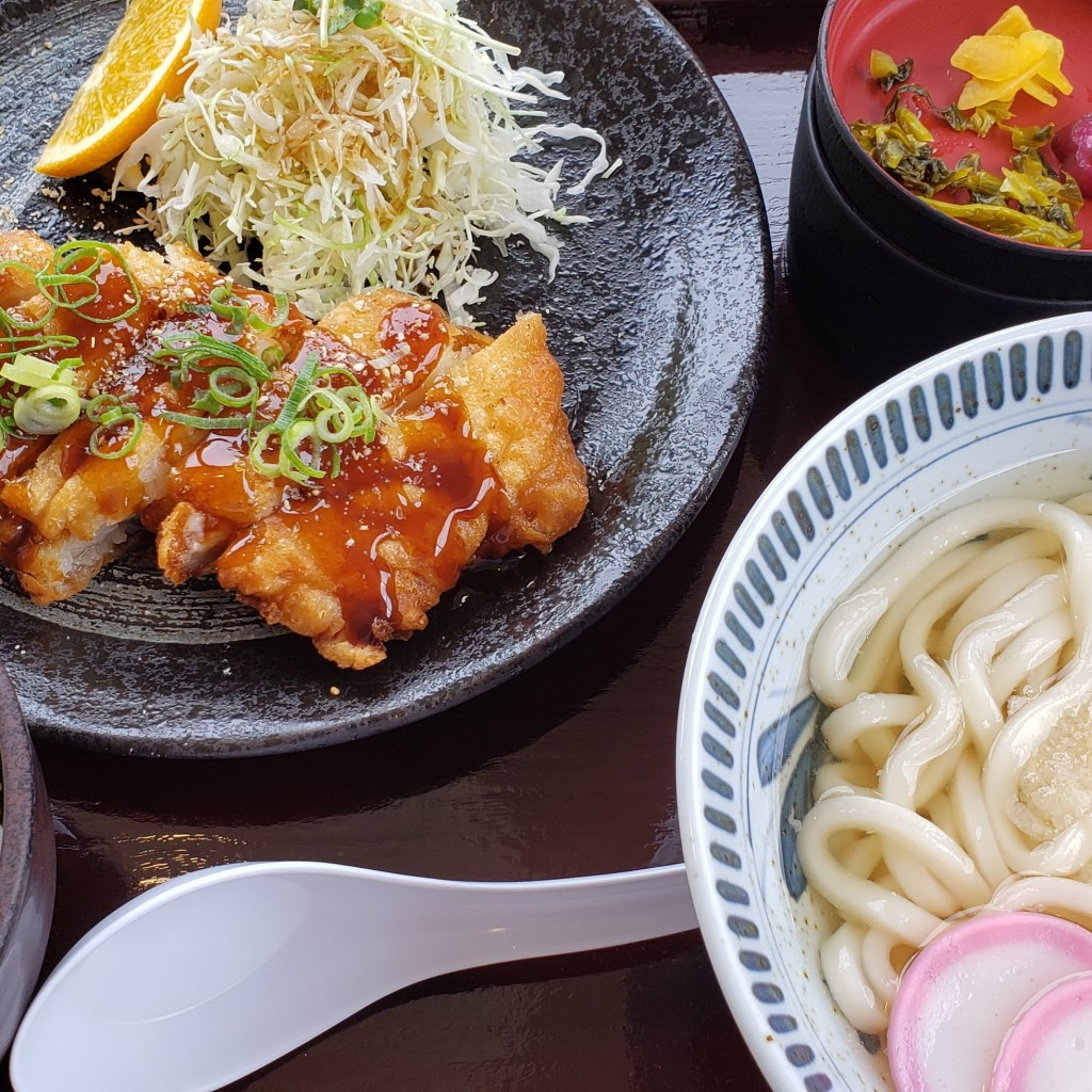 ぬんたこすさんが投稿した豊田町うどんのお店麺勝 中津店/メンカツナカツテンの写真