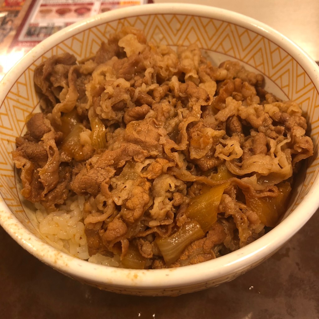 ユーザーが投稿した牛丼の写真 - 実際訪問したユーザーが直接撮影して投稿した西宮原牛丼すき家 新大阪西宮原店の写真