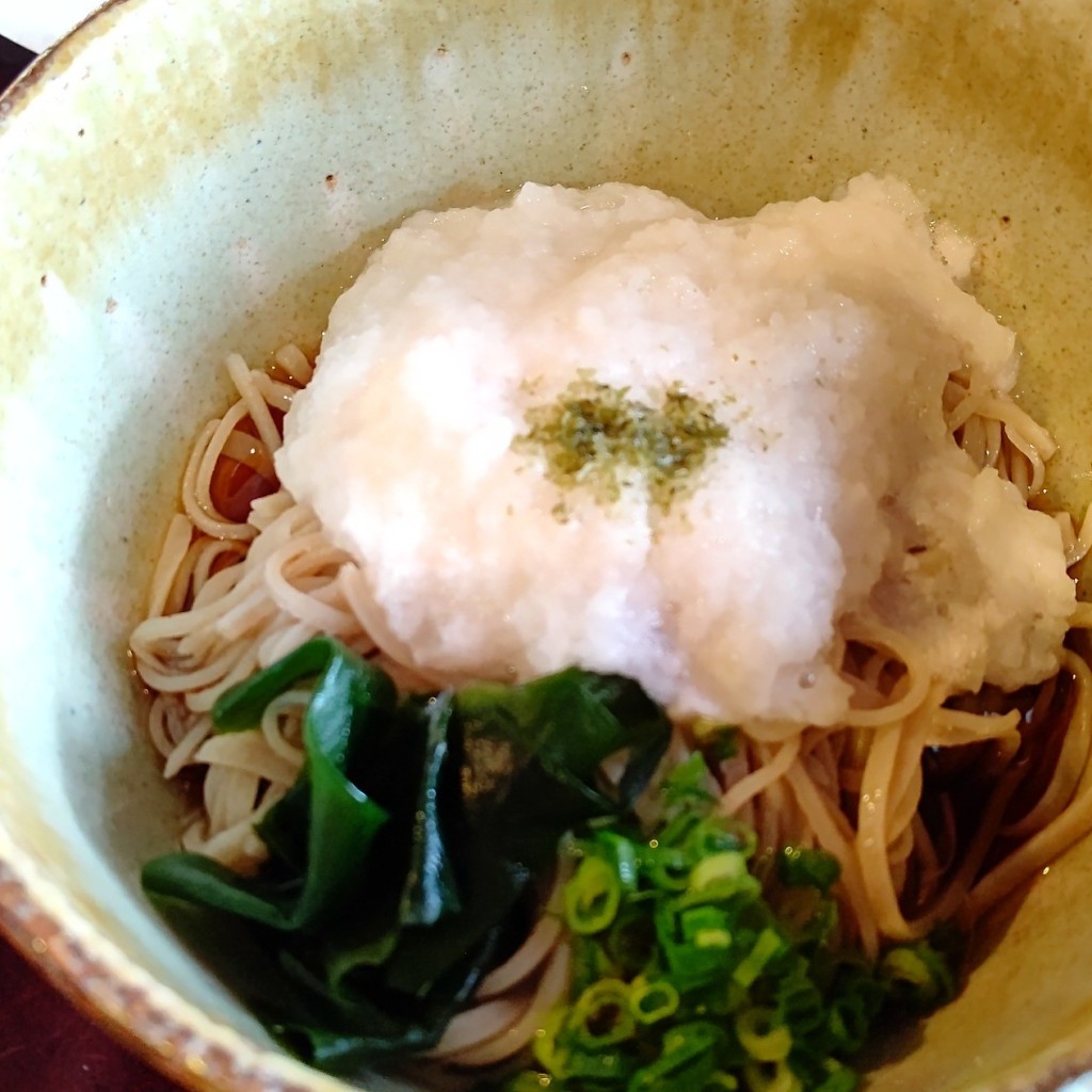 ユーザーが投稿したおろしとろろそばの写真 - 実際訪問したユーザーが直接撮影して投稿した奈良井和食 / 日本料理楽々亭の写真