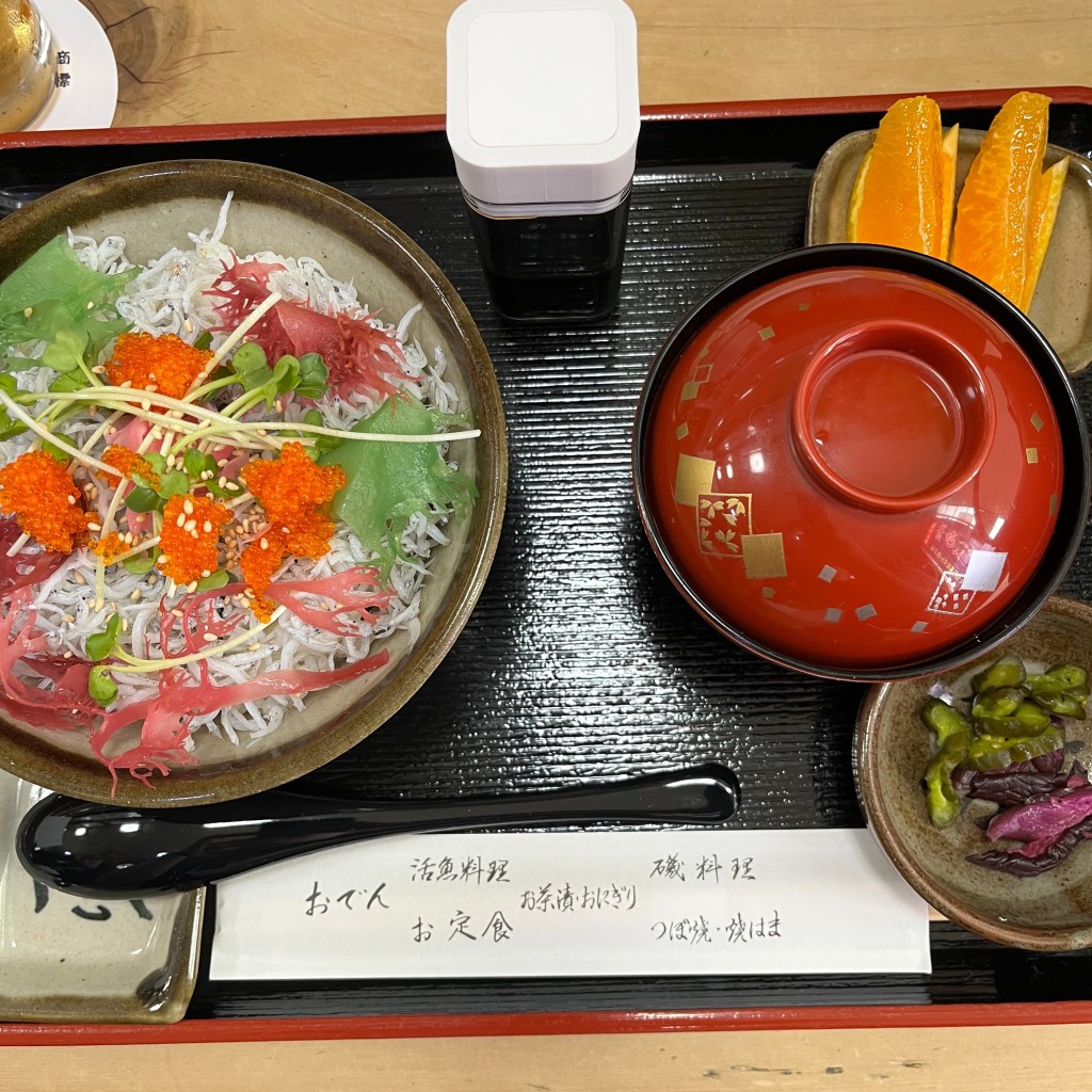 ユーザーが投稿したLunch-釜あげしらす丼定食の写真 - 実際訪問したユーザーが直接撮影して投稿した辻堂東海岸定食屋ひげでん本店の写真