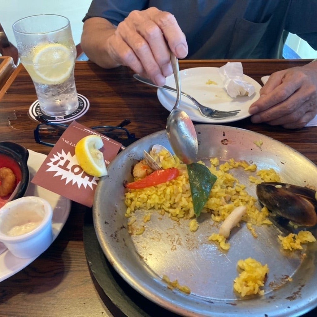 ユーザーが投稿したシェフズパエリアの写真 - 実際訪問したユーザーが直接撮影して投稿した西青木西洋料理レッドロブスター 川口店の写真