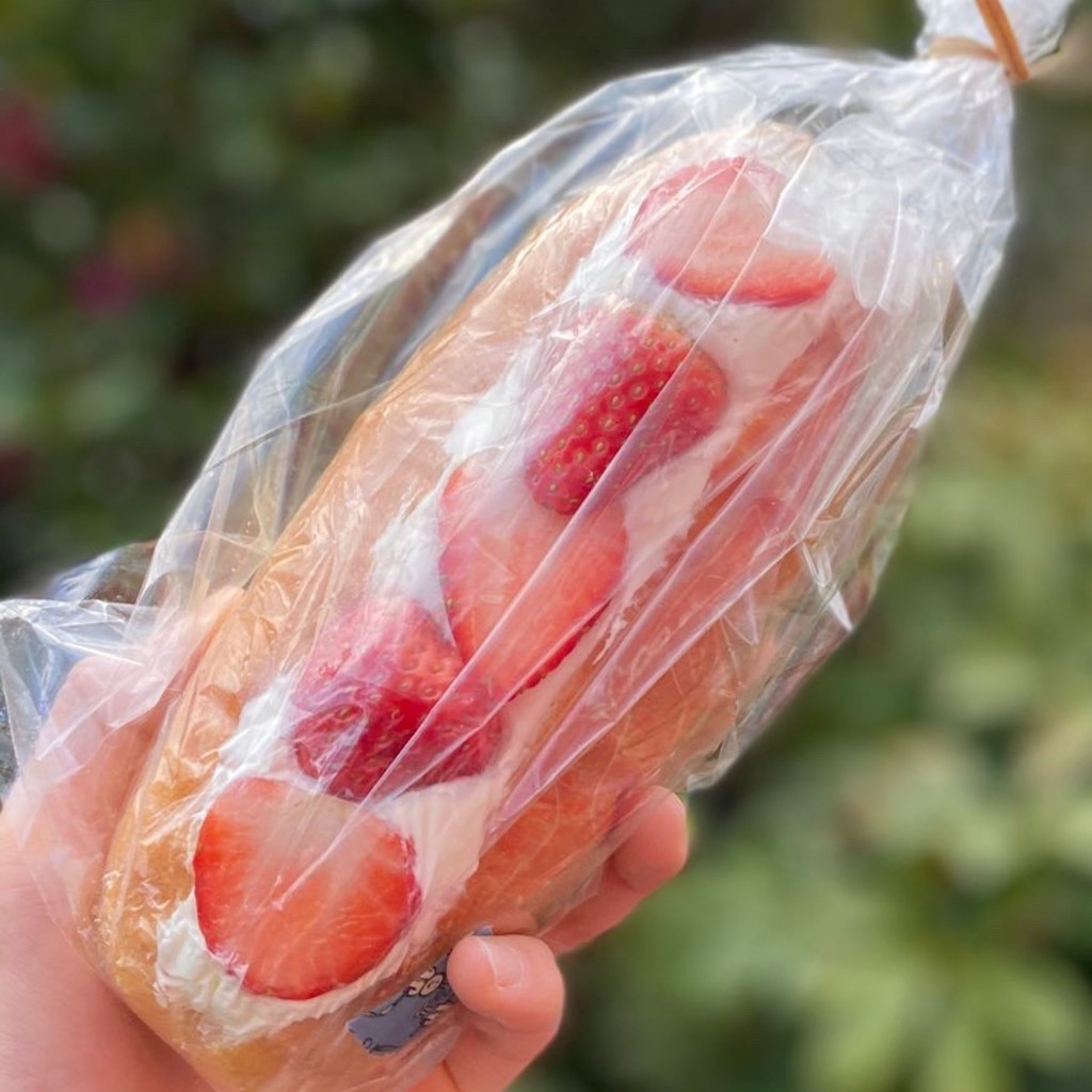 ユーザーが投稿したごとあんこのフルーツサンドの写真 - 実際訪問したユーザーが直接撮影して投稿した笹塚ベーカリーオパンの写真