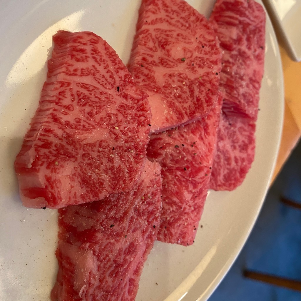 ユーザーが投稿した上ロース(塩)の写真 - 実際訪問したユーザーが直接撮影して投稿した博多駅南肉料理にく屋 肉いちの写真