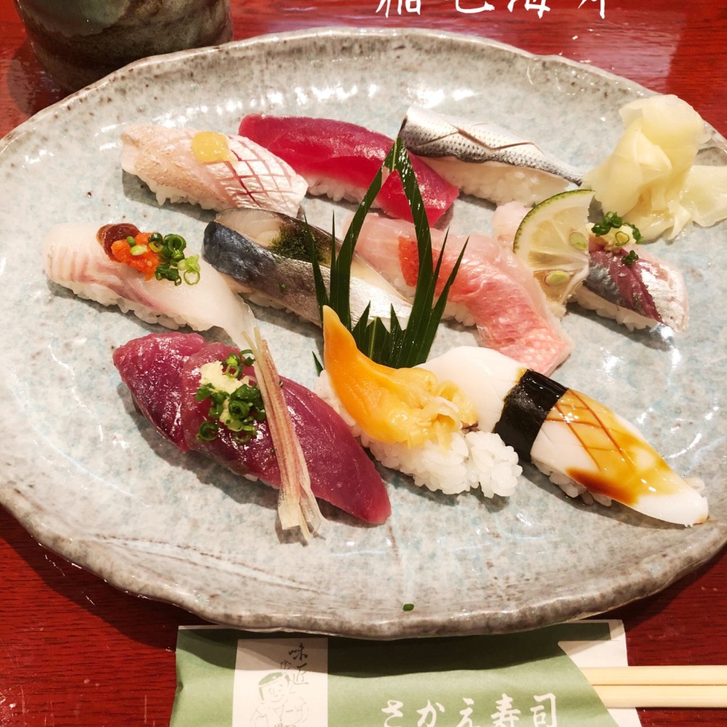 ユーザーが投稿したにぎりランチの写真 - 実際訪問したユーザーが直接撮影して投稿した高洲寿司さかえ寿司の写真