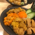 国産うに食べ比べ丼 - 実際訪問したユーザーが直接撮影して投稿した築地丼もの築地虎杖 うに虎 中通り店の写真のメニュー情報