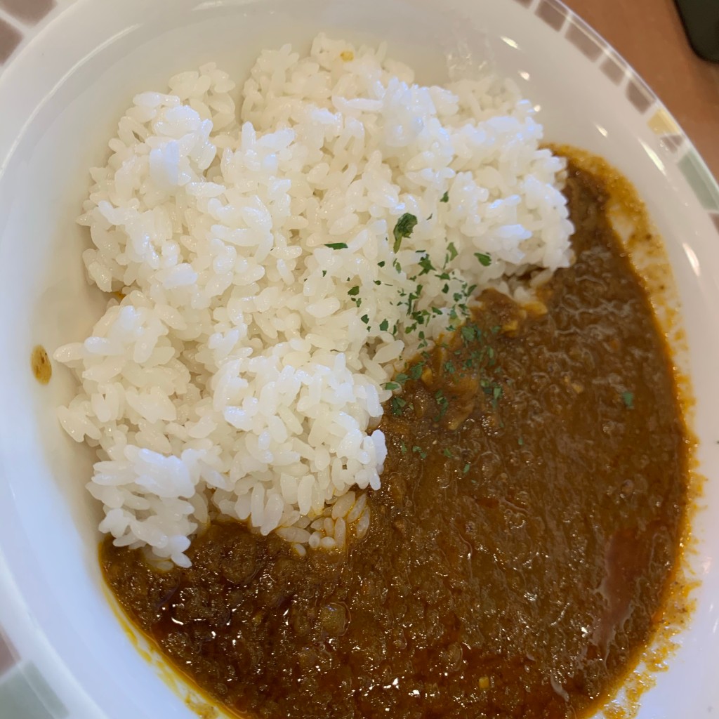 ユーザーが投稿したキーマカレー ランチの写真 - 実際訪問したユーザーが直接撮影して投稿した富岡イタリアンサイゼリヤ ショッピングプラザ鎌ケ谷店の写真