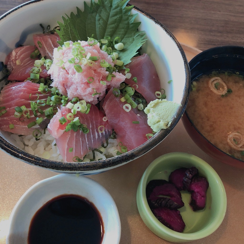ユーザーが投稿したねぎとろ丼の写真 - 実際訪問したユーザーが直接撮影して投稿した海陽町和食 / 日本料理花ごよみの写真