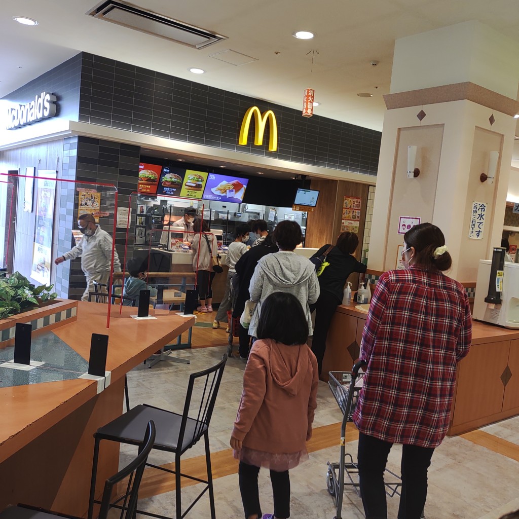 実際訪問したユーザーが直接撮影して投稿した北長野ファーストフードマクドナルド イオン中仙店の写真
