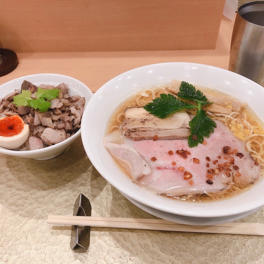 バッカモーンさんが投稿した難波ラーメン / つけ麺のお店なにわ 麺次郎/ナニワ メンジロウの写真