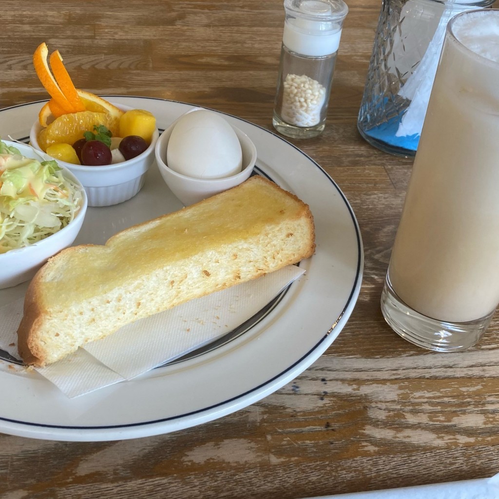 ユーザーが投稿した蜂蜜ラテの写真 - 実際訪問したユーザーが直接撮影して投稿した白山カフェniwa cafeの写真