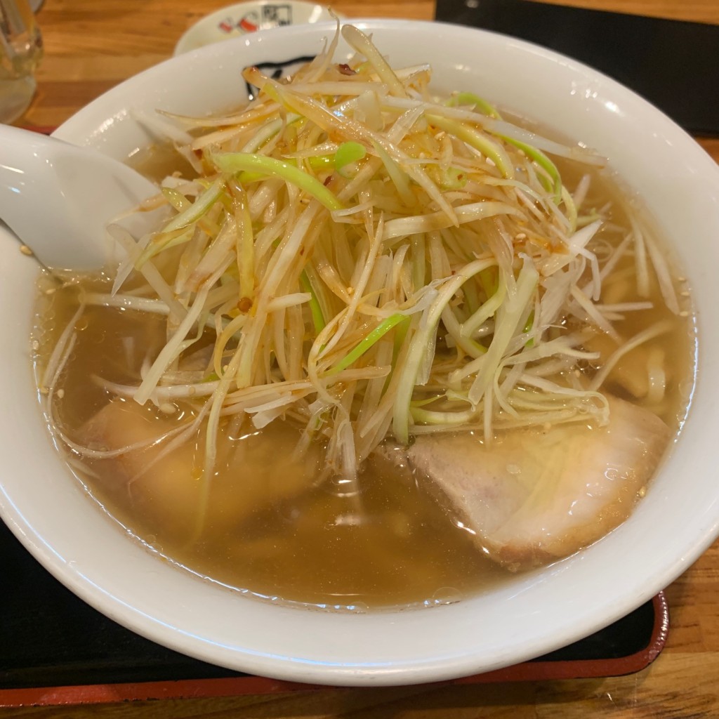 ユーザーが投稿したねぎラーメンの写真 - 実際訪問したユーザーが直接撮影して投稿した歌舞伎町ラーメン専門店喜多方ラーメン 坂内 歌舞伎町店の写真