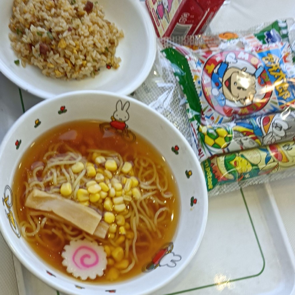 ユーザーが投稿したお子様ラーメンの写真 - 実際訪問したユーザーが直接撮影して投稿した原餃子餃子の王将 印西牧の原店の写真