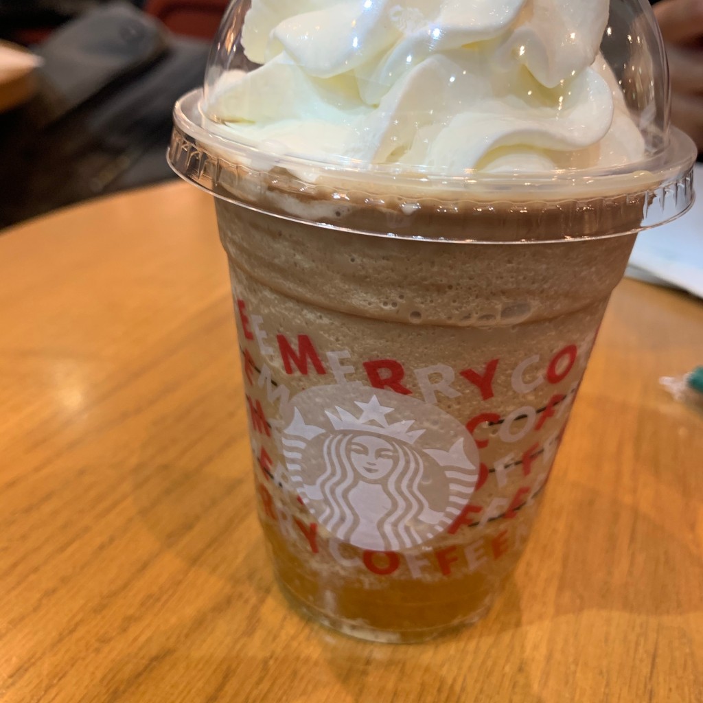 ユーザーが投稿したコーヒーフラペチーノの写真 - 実際訪問したユーザーが直接撮影して投稿した藤沢カフェスターバックスコーヒー ルミネ藤沢店の写真