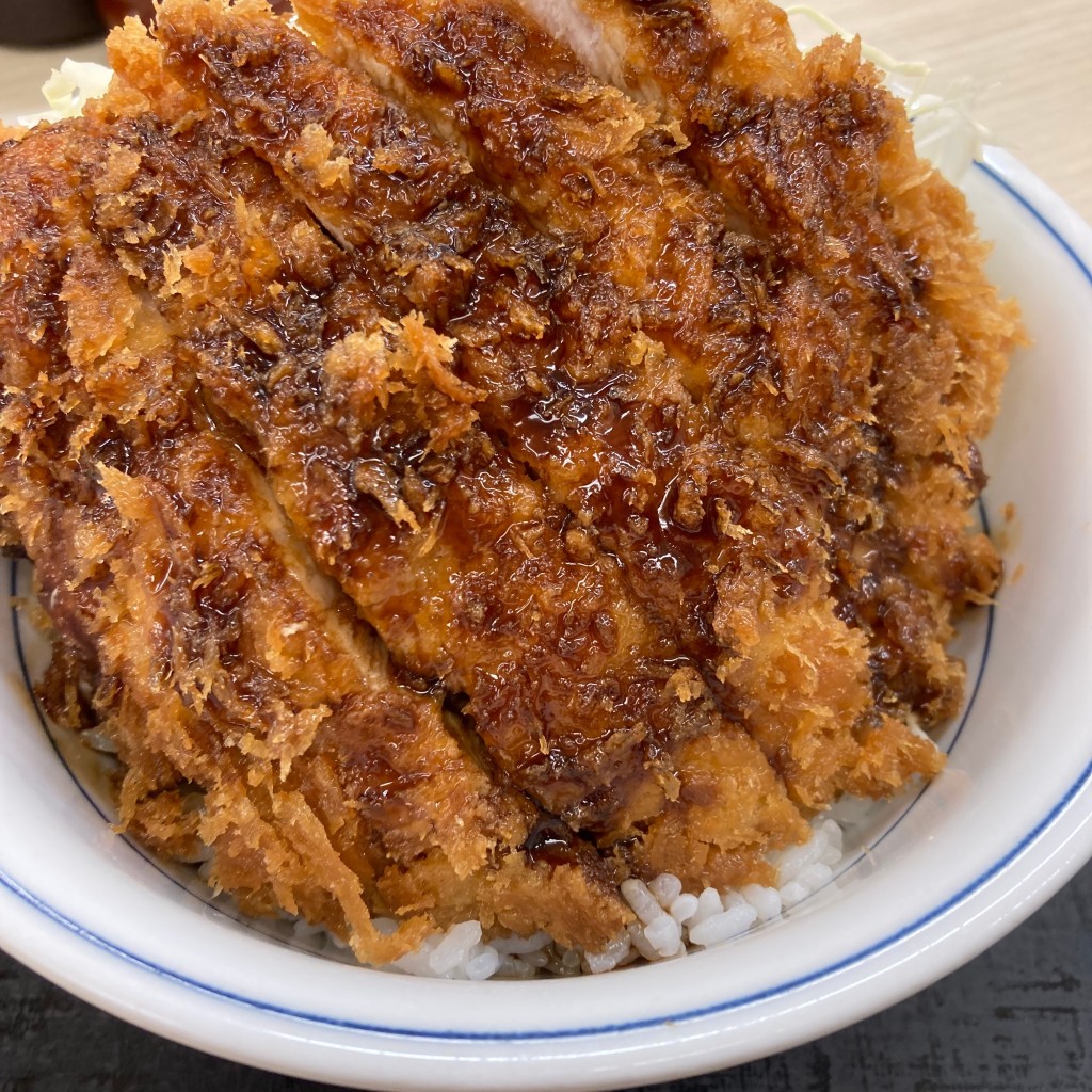 ユーザーが投稿したソースカツ丼(梅)の写真 - 実際訪問したユーザーが直接撮影して投稿したとんかつかつや 代々木駅前店の写真