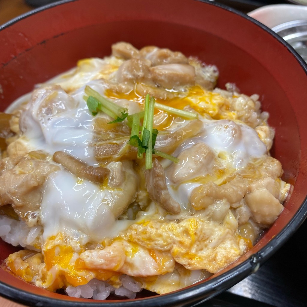 ユーザーが投稿したとろ玉親子丼 カラセットの写真 - 実際訪問したユーザーが直接撮影して投稿したからあげから好し 久喜駅店の写真