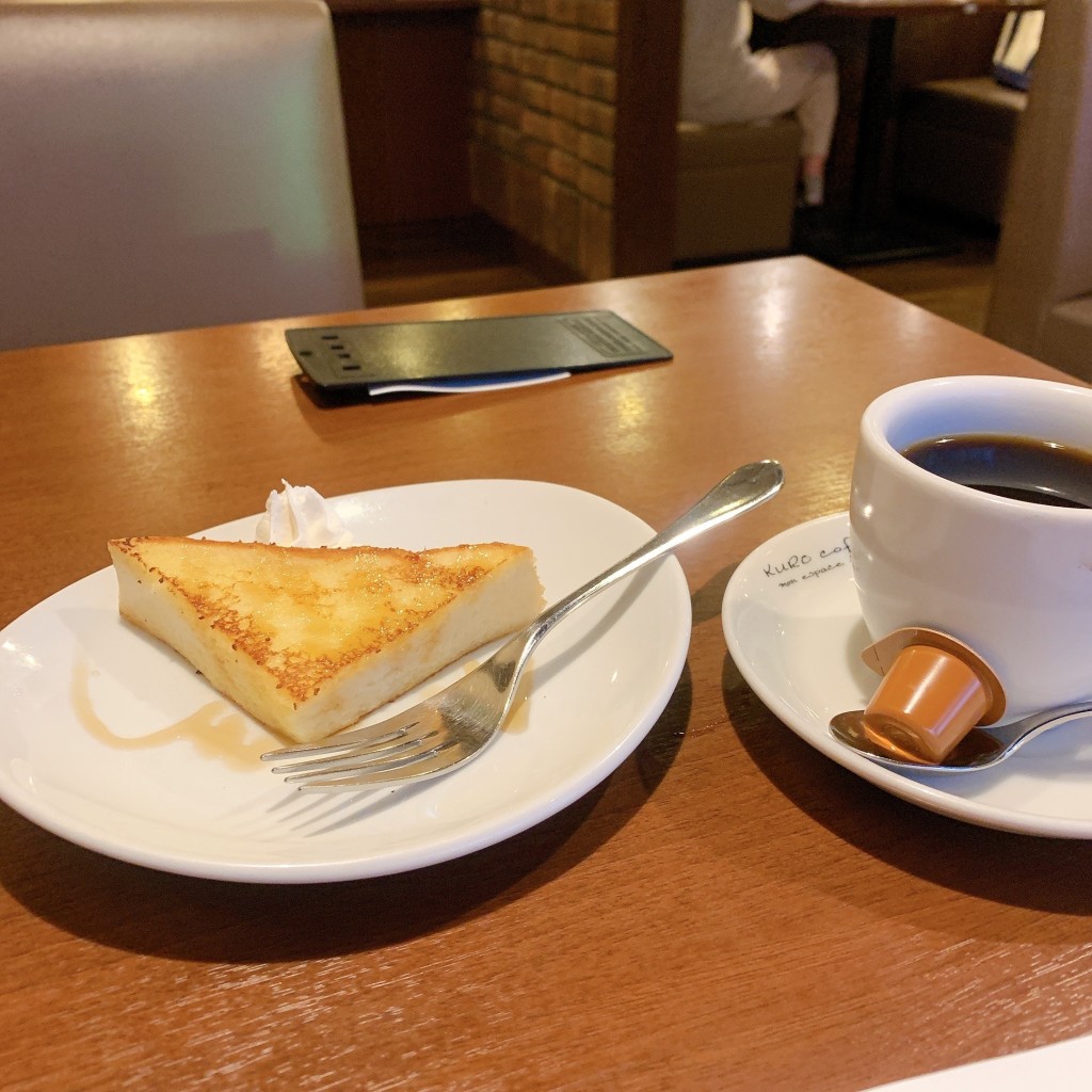 ユーザーが投稿したブレンドコーヒーの写真 - 実際訪問したユーザーが直接撮影して投稿した五才美町カフェKURO珈琲 上小田井店の写真
