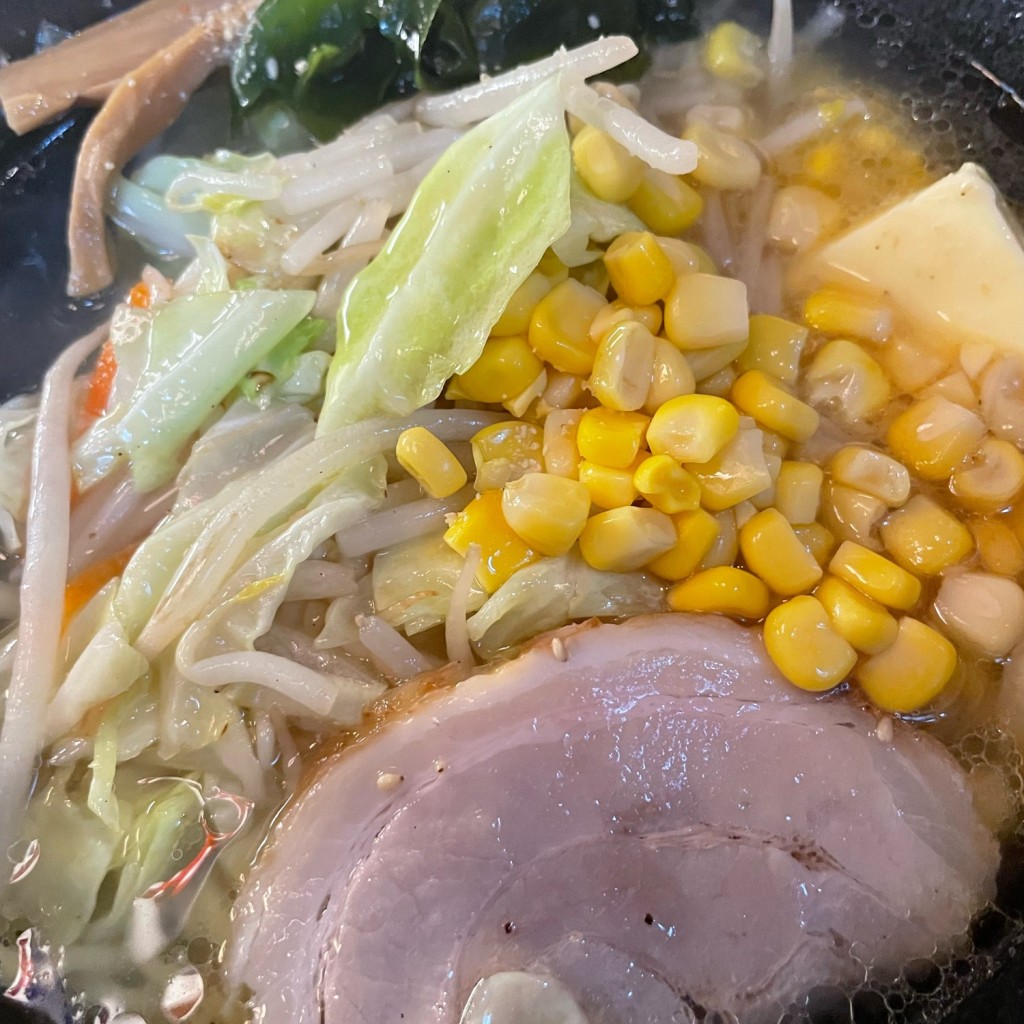 ユーザーが投稿したしおバタコーンの写真 - 実際訪問したユーザーが直接撮影して投稿した昭和町ラーメン / つけ麺らーめん ともや 昭和町店の写真