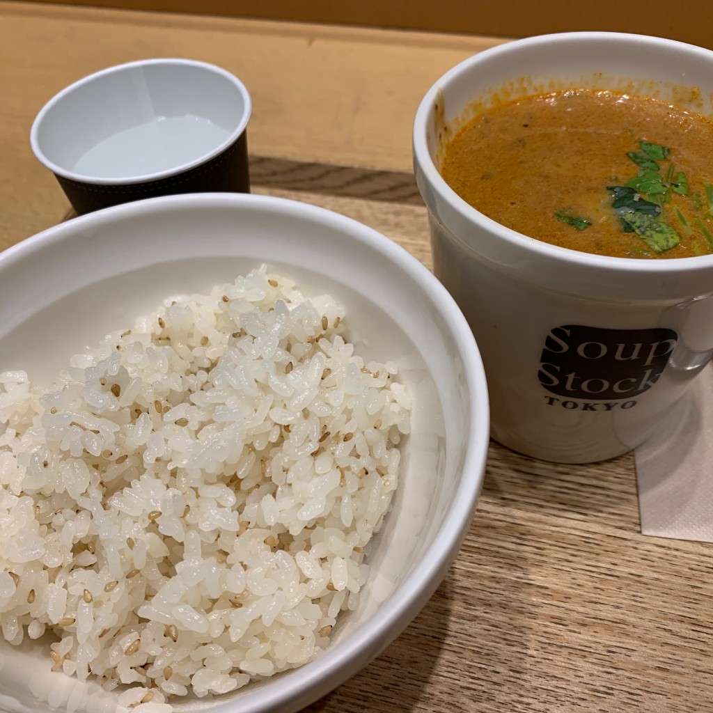 ユーザーが投稿したブラウンシチューセットの写真 - 実際訪問したユーザーが直接撮影して投稿した上大崎洋食Soup Stock TOKYO アトレ目黒店の写真