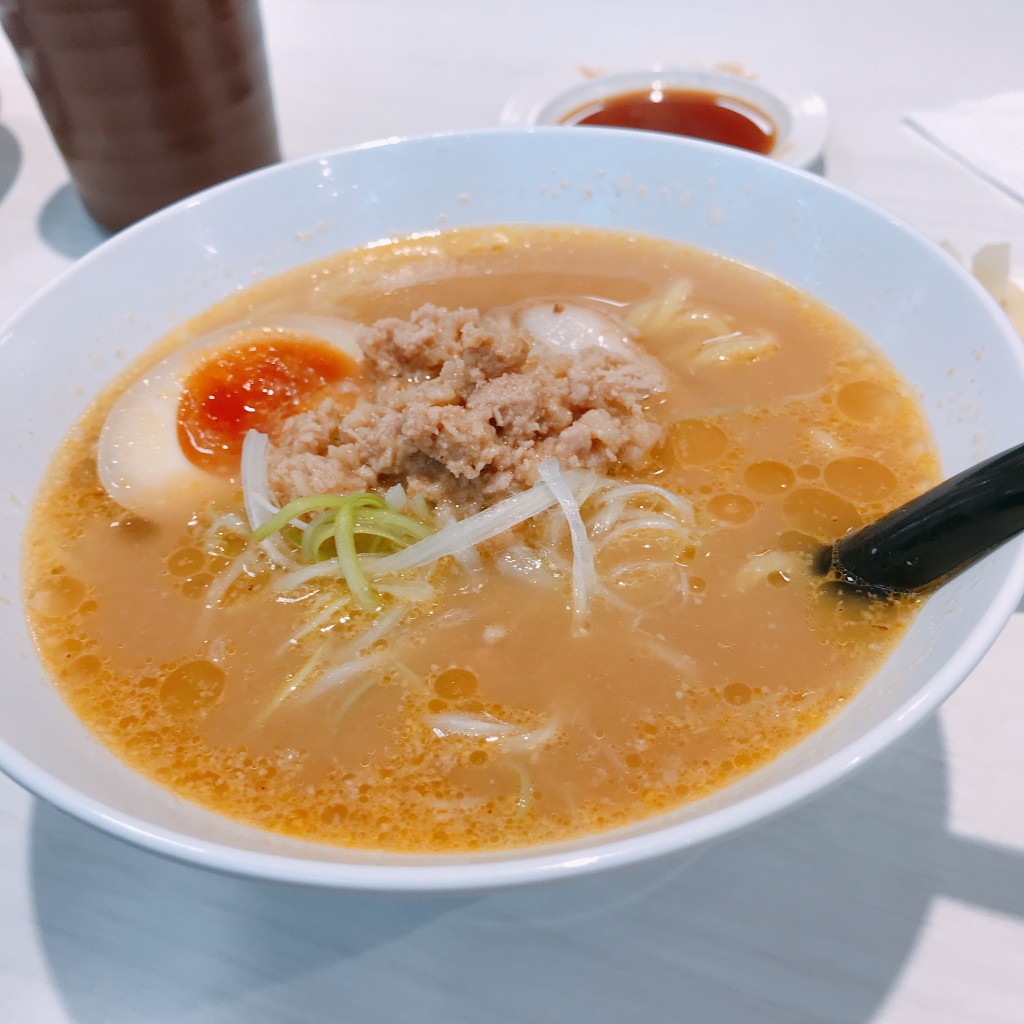 ユーザーが投稿したコク旨味噌ラーメンの写真 - 実際訪問したユーザーが直接撮影して投稿した元中野町寿司魚べい 苫小牧店の写真