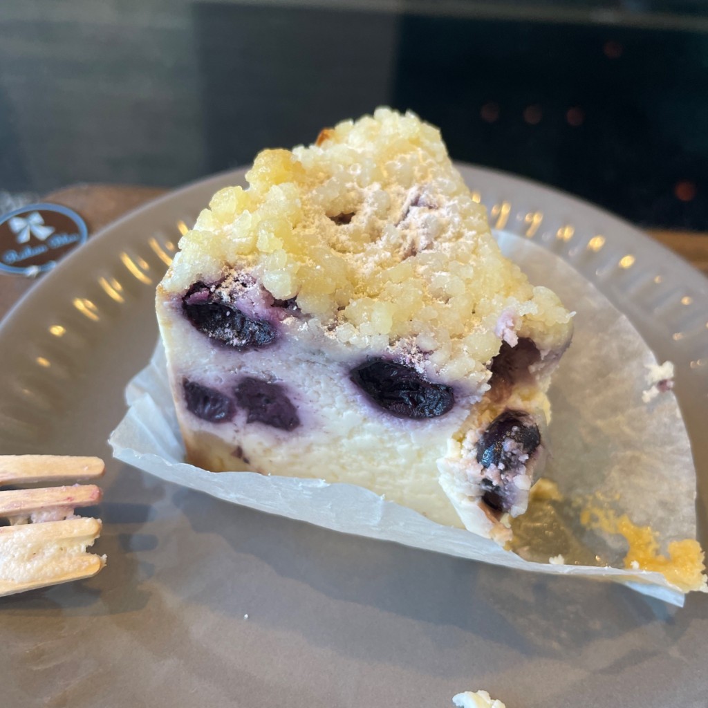 ユーザーが投稿したブルーベリーチーズケーキの写真 - 実際訪問したユーザーが直接撮影して投稿した大塚ケーキリュバンブルの写真