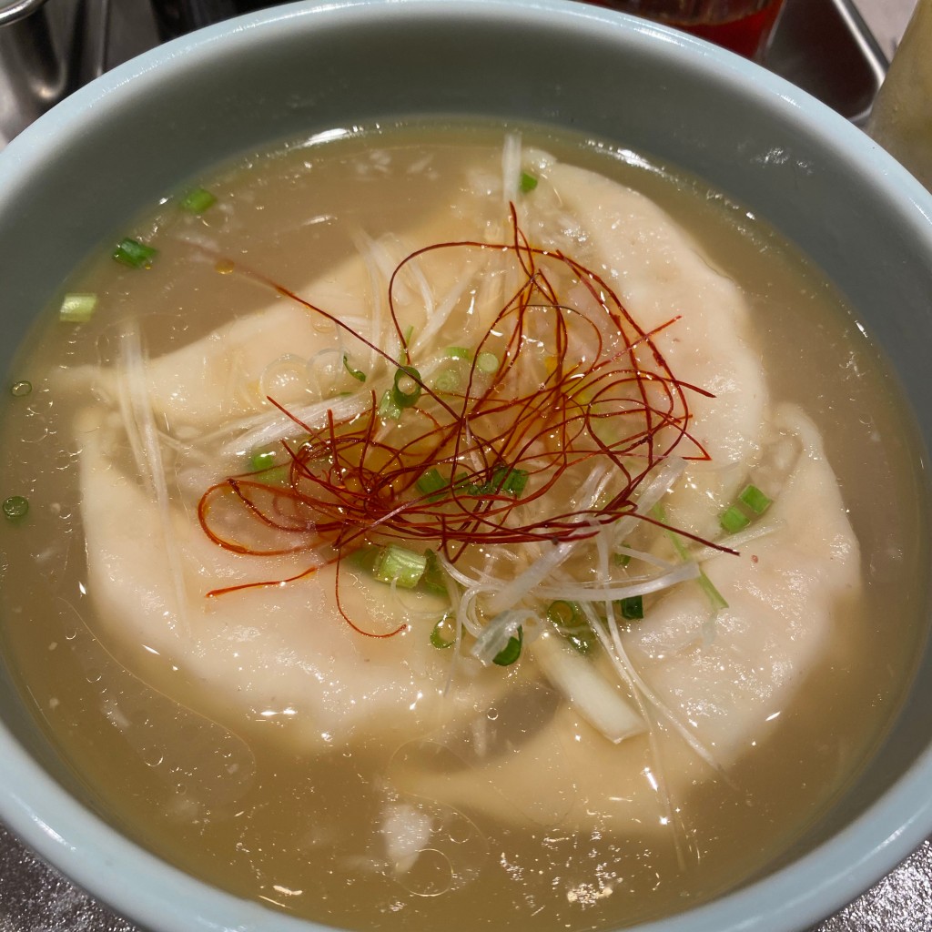 ユーザーが投稿した濃厚鶏白湯のスープ餃子の写真 - 実際訪問したユーザーが直接撮影して投稿した南幸ラーメン / つけ麺Nood eの写真