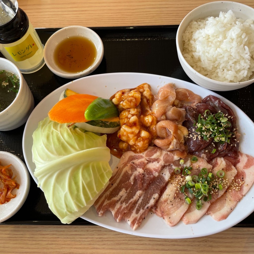 ユーザーが投稿したバラエティ焼肉定食の写真 - 実際訪問したユーザーが直接撮影して投稿した横田焼肉韓国苑 大在店の写真
