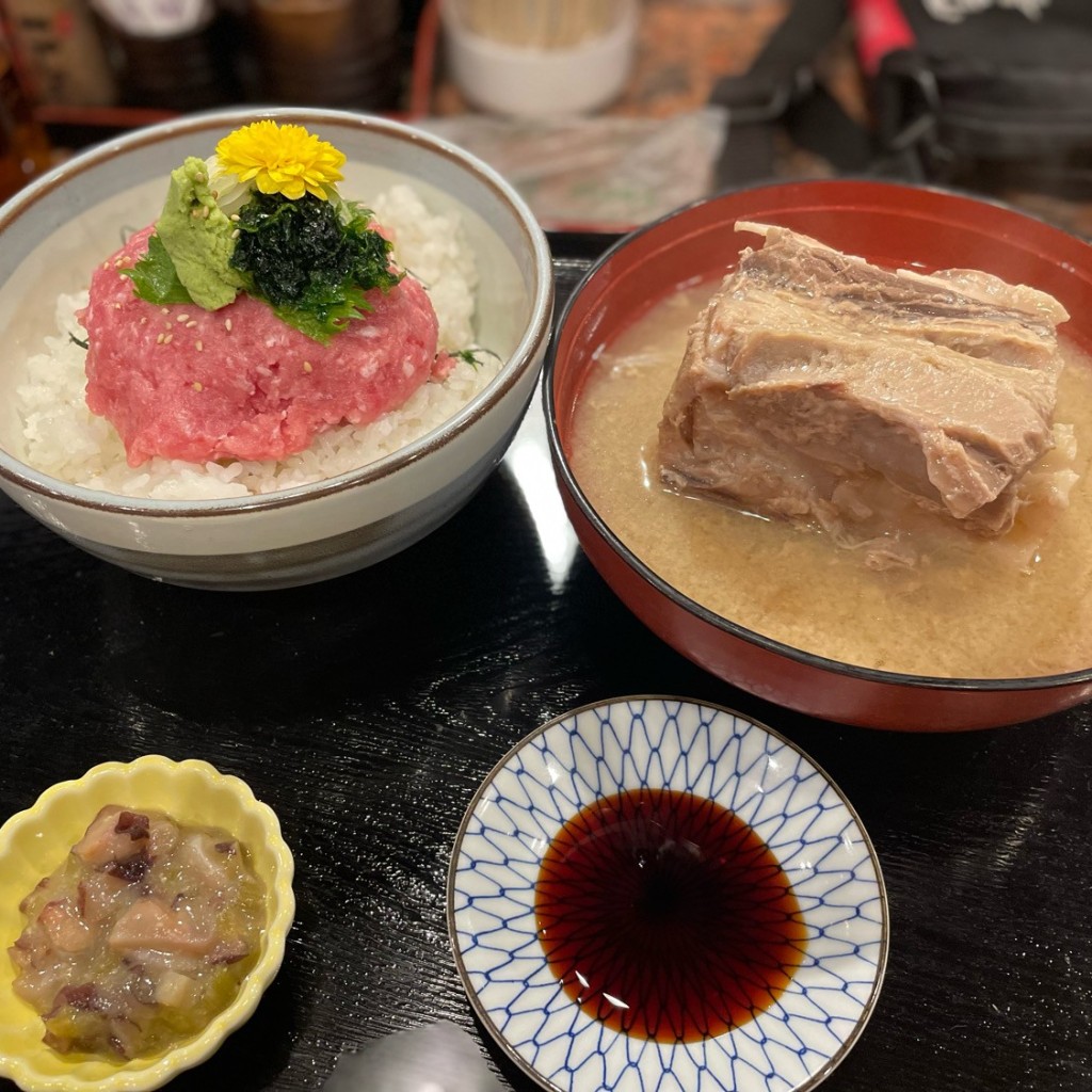 ユーザーが投稿したネギトロ丼定食の写真 - 実際訪問したユーザーが直接撮影して投稿した登戸その他飲食店新生 元海の写真