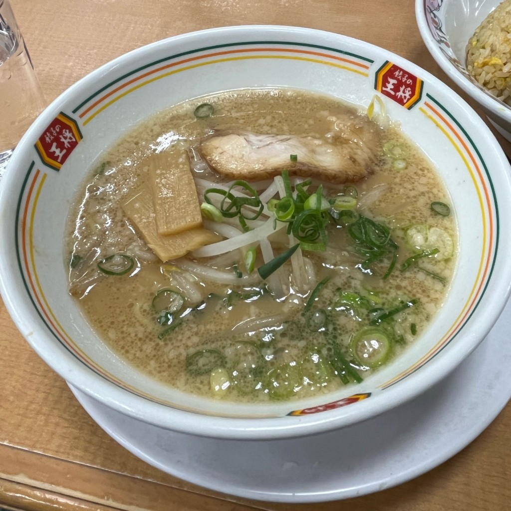 ユーザーが投稿した餃子の王将ラーメンセットの写真 - 実際訪問したユーザーが直接撮影して投稿した瑞穂通餃子餃子の王将 春日井店の写真