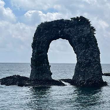 実際訪問したユーザーが直接撮影して投稿した奥尻岩鍋釣岩の写真