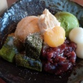 抹茶アイスのkawaraパフェ - 実際訪問したユーザーが直接撮影して投稿した新宿カフェkawara 新宿東口店の写真のメニュー情報