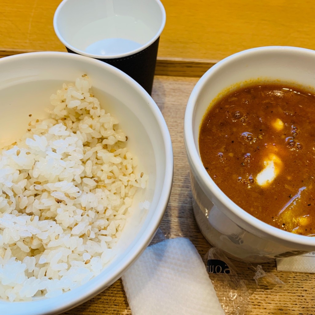 ユーザーが投稿した梨のラッサムの写真 - 実際訪問したユーザーが直接撮影して投稿した上大崎洋食Soup Stock TOKYO アトレ目黒店の写真