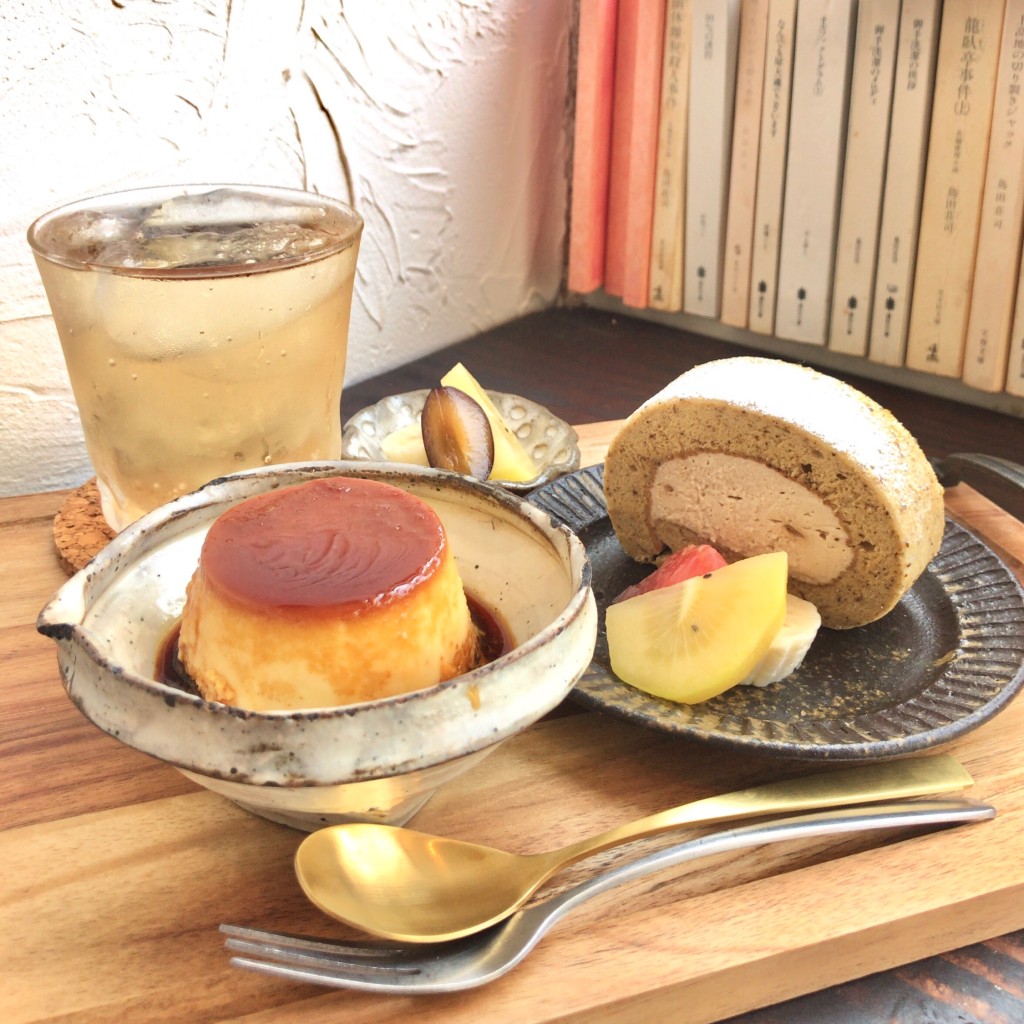 ユーザーが投稿したかぼちゃプリンの写真 - 実際訪問したユーザーが直接撮影して投稿した喜多町カフェトモリ食堂の写真