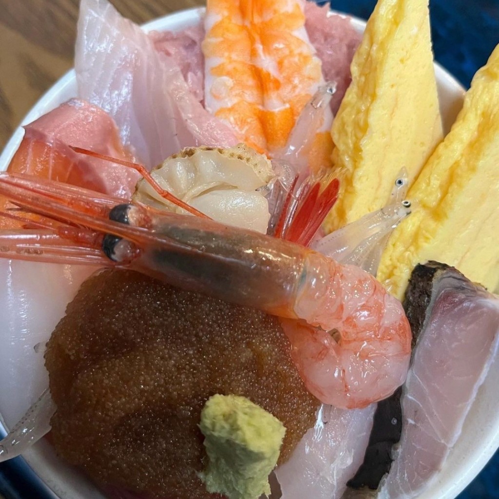ユーザーが投稿したおみくじ丼の写真 - 実際訪問したユーザーが直接撮影して投稿した中央魚介 / 海鮮料理東家の写真