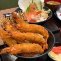 丸ごと海老ふりゃー丼 - 実際訪問したユーザーが直接撮影して投稿した春木魚介 / 海鮮料理魚屋のどんぶり 魚錠 ららぽーと愛知東郷店の写真のメニュー情報