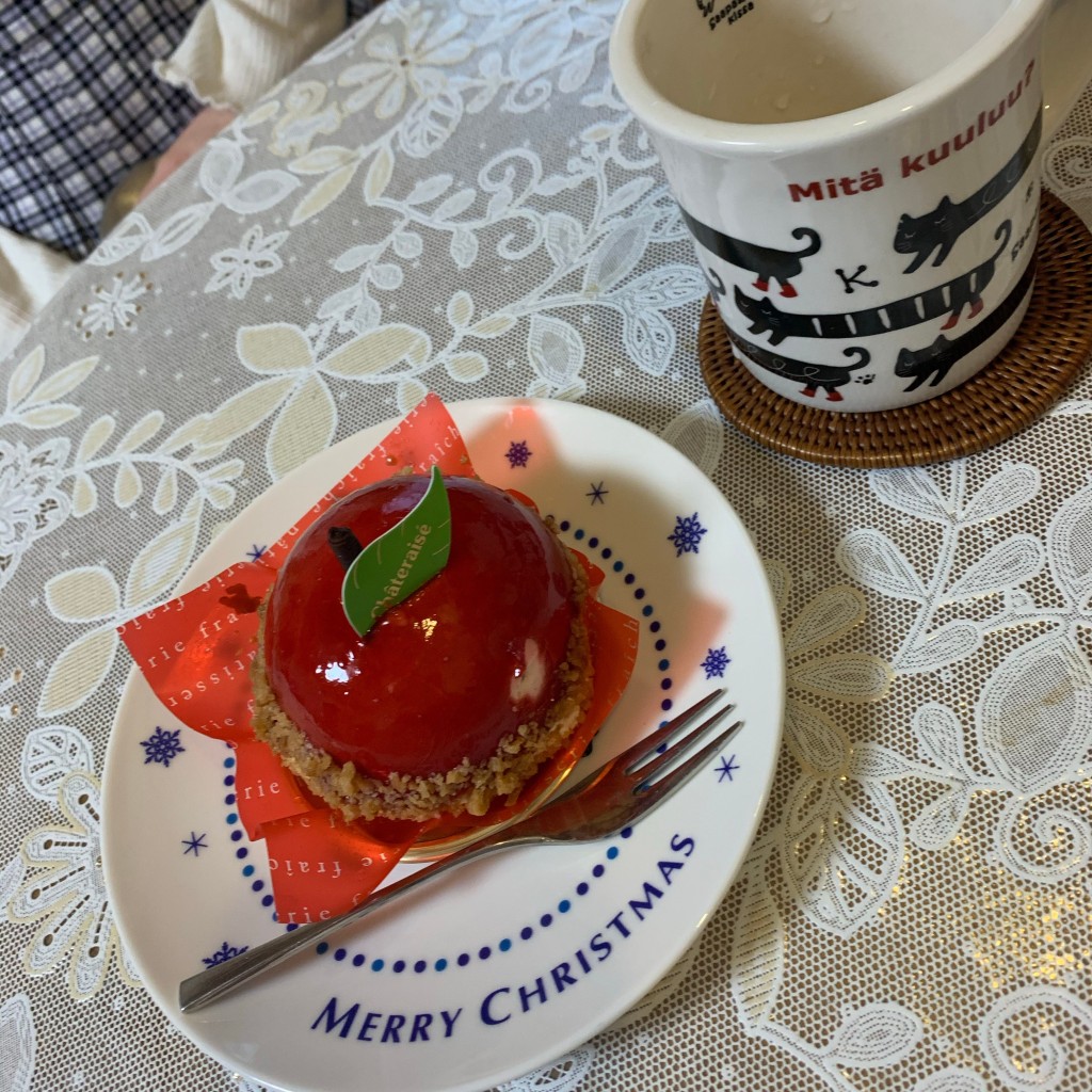 ユーザーが投稿したリンゴケーキの写真 - 実際訪問したユーザーが直接撮影して投稿した栄町スイーツシャトレーゼ LABI1高崎店の写真