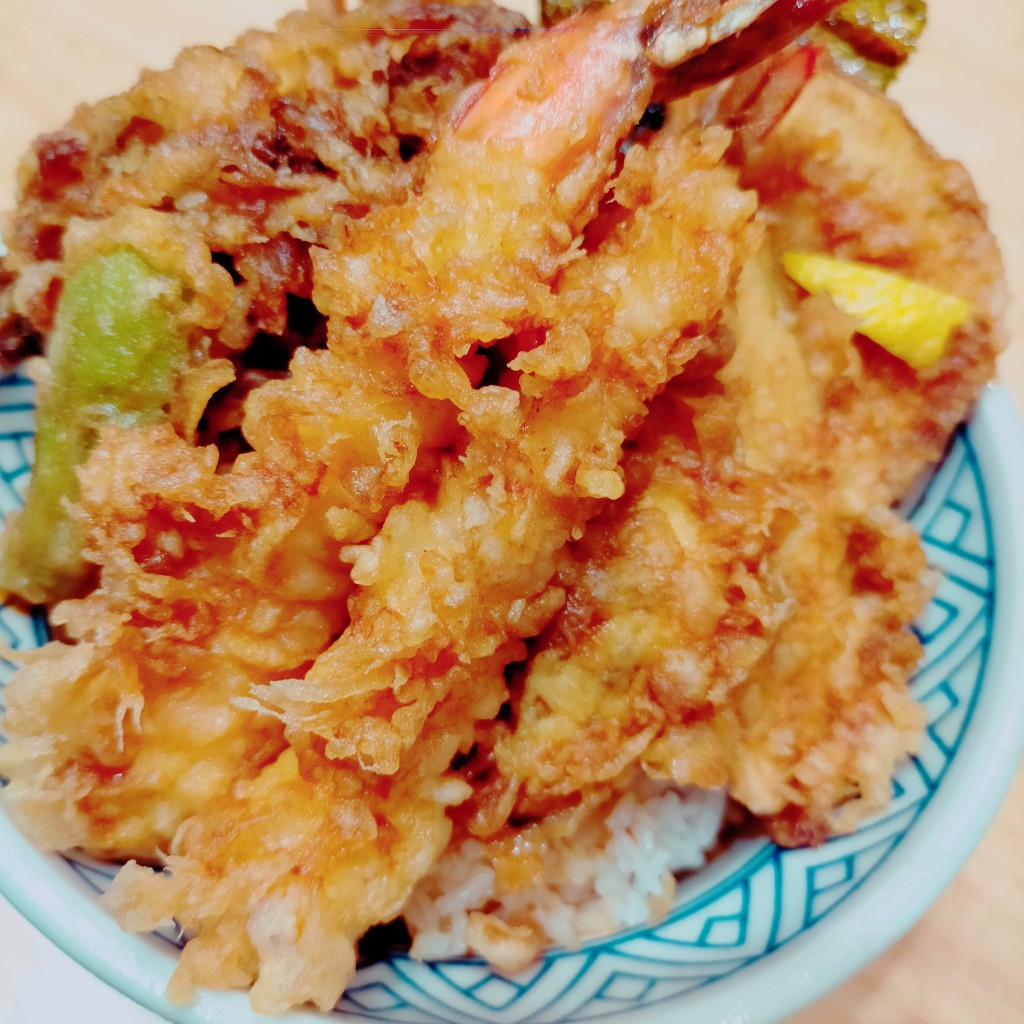 ユーザーが投稿したランチ天丼の写真 - 実際訪問したユーザーが直接撮影して投稿した浜町天ぷら日本橋天丼 金子屋 ららぽーとTOKYO-BAY店の写真