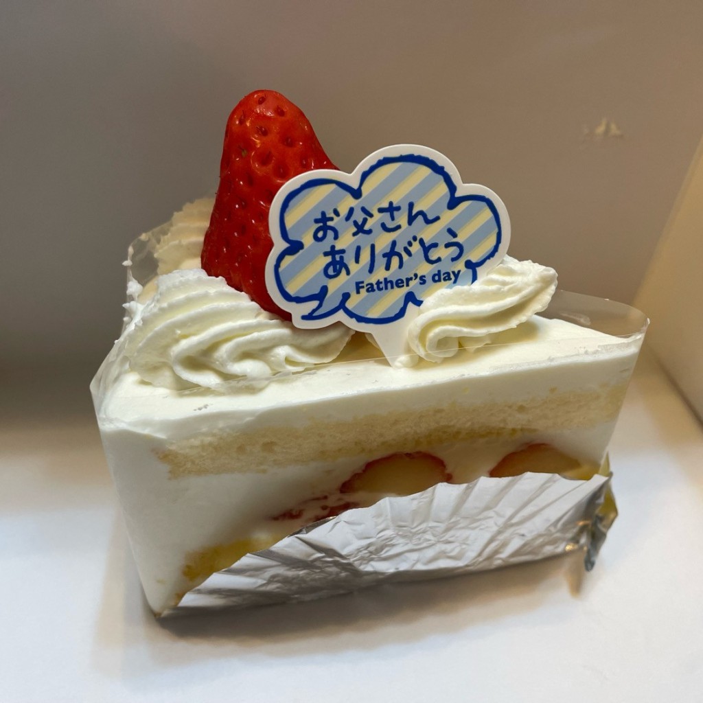 ユーザーが投稿した苺のショートケーキの写真 - 実際訪問したユーザーが直接撮影して投稿した白岡東スイーツマ・メール アンジュ 白岡店の写真