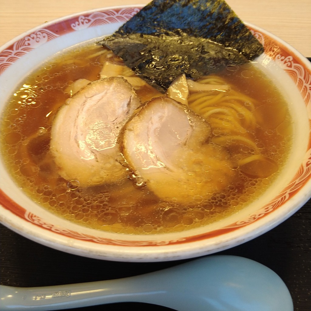 ユーザーが投稿した醤油ラーメンの写真 - 実際訪問したユーザーが直接撮影して投稿した江曽島中華料理喜来家 江曽島店の写真