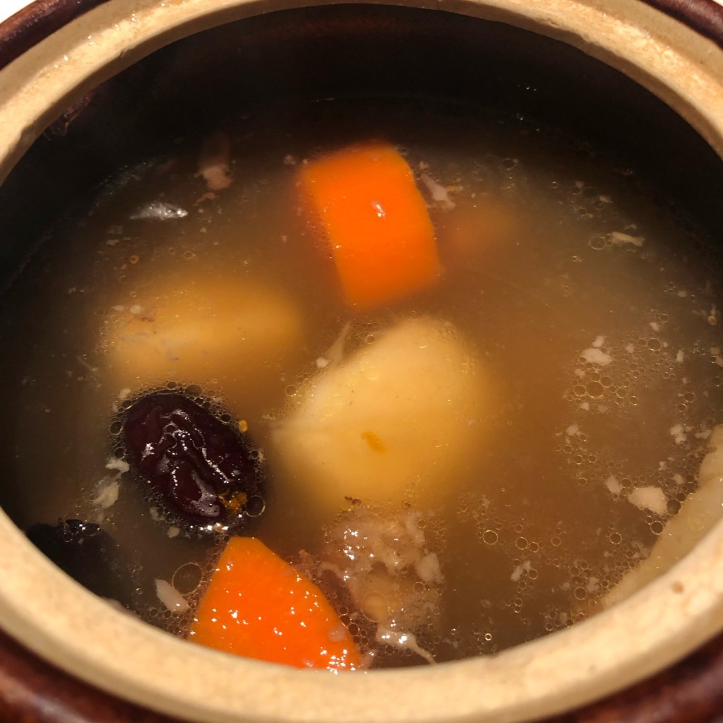 ユーザーが投稿したスペアリブの特製壺スープ煮込みランチの写真 - 実際訪問したユーザーが直接撮影して投稿した山下町中華料理金香楼の写真