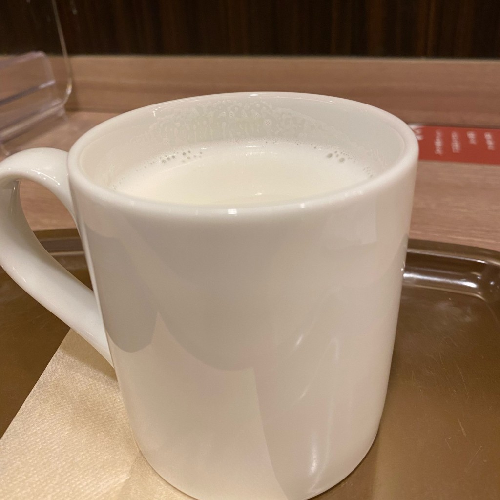ユーザーが投稿したミルクの写真 - 実際訪問したユーザーが直接撮影して投稿した上野カフェカフェ ベローチェ 上野三丁目店の写真