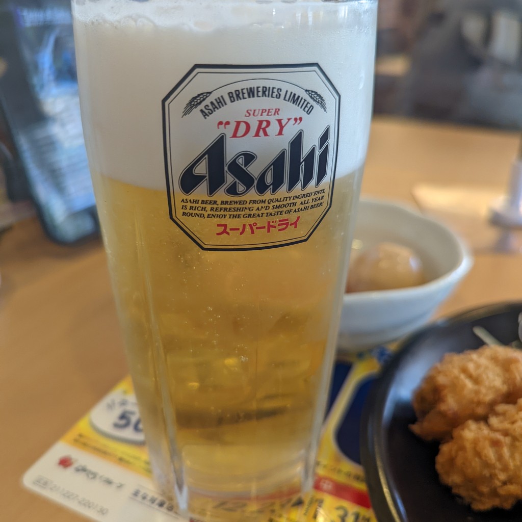 ユーザーが投稿したビールの写真 - 実際訪問したユーザーが直接撮影して投稿した千石ファミリーレストランガスト 江東千石店の写真