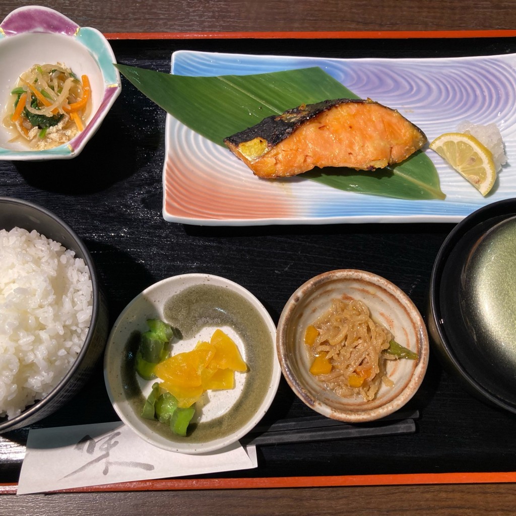 ユーザーが投稿したL日替わり定食Aの写真 - 実際訪問したユーザーが直接撮影して投稿した橋本町魚介 / 海鮮料理あぶり焼き 魚喜水産の写真