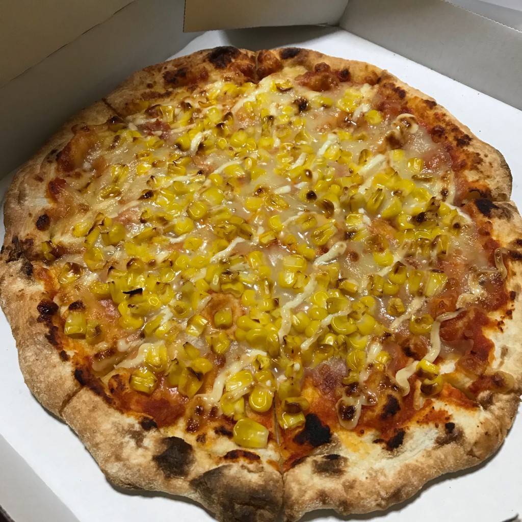 ユーザーが投稿したマヨコーンピザの写真 - 実際訪問したユーザーが直接撮影して投稿した森町ファミリーレストランガスト 大分森町店の写真