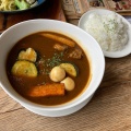 カレー - 実際訪問したユーザーが直接撮影して投稿した駒形テーマカフェドッグデプトカフェ 浅草 隅田川テラス店の写真のメニュー情報