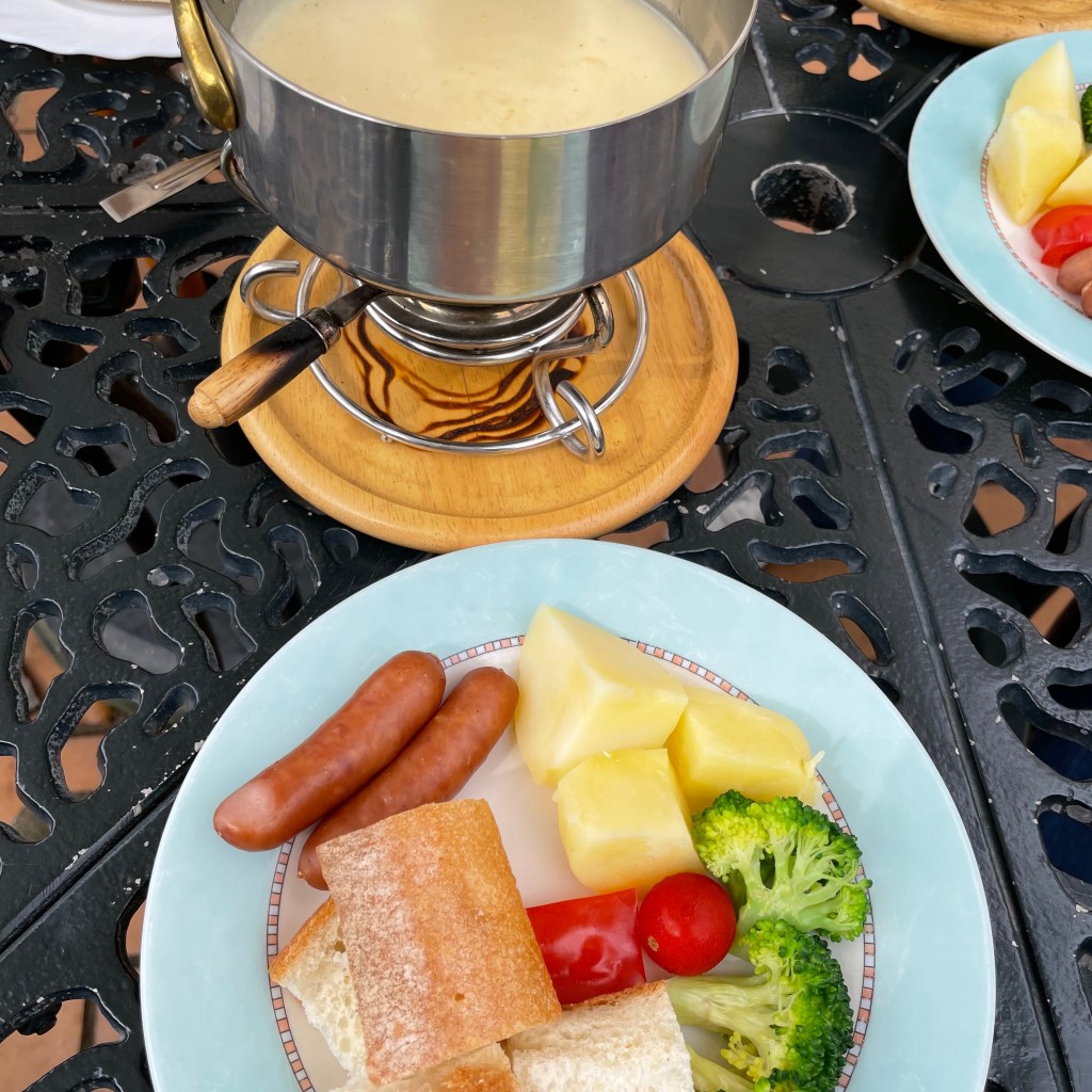 ユーザーが投稿したハイジ のチーズ フォンデ 1の写真 - 実際訪問したユーザーが直接撮影して投稿した明野町浅尾洋食ハイジの村 レストラン ボルケーノの写真
