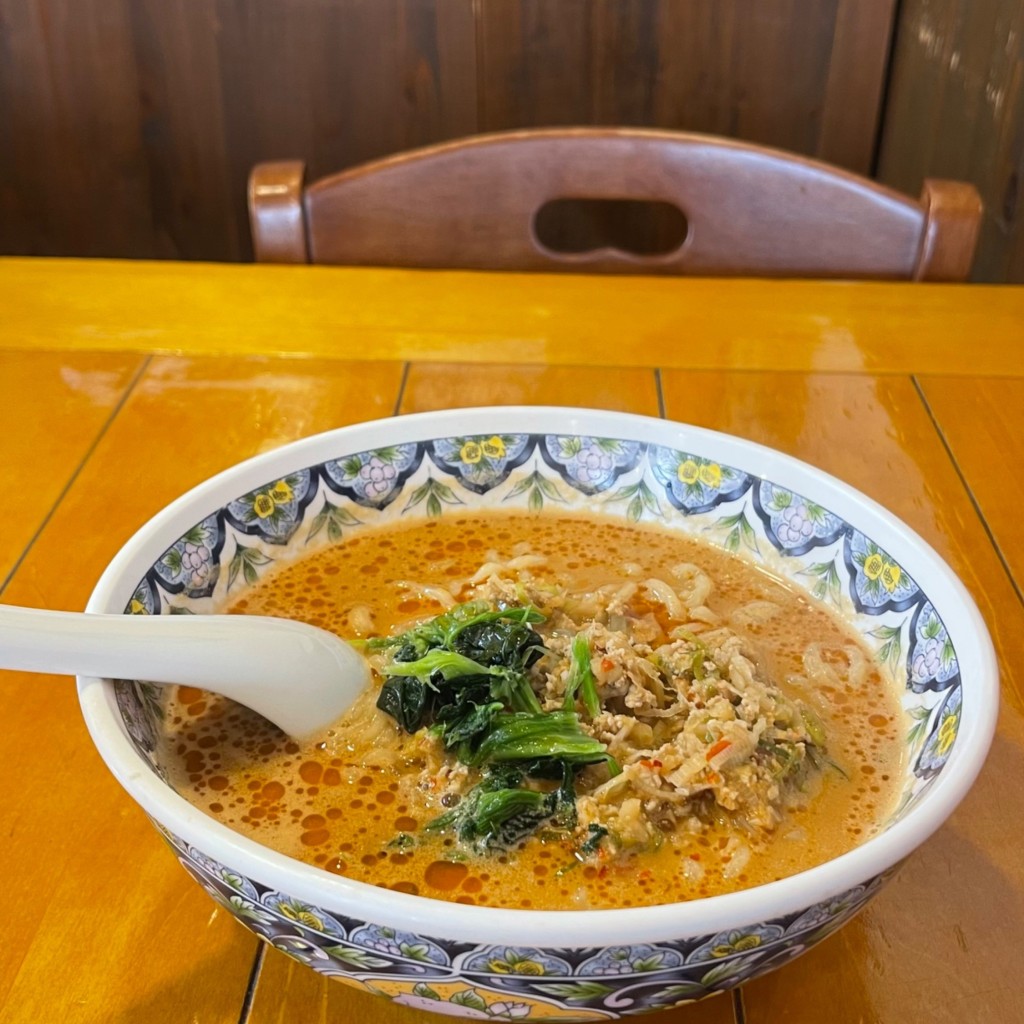 ユーザーが投稿したカレータンタン麺の写真 - 実際訪問したユーザーが直接撮影して投稿した文京ラーメン / つけ麺中国ラーメン 栄の写真