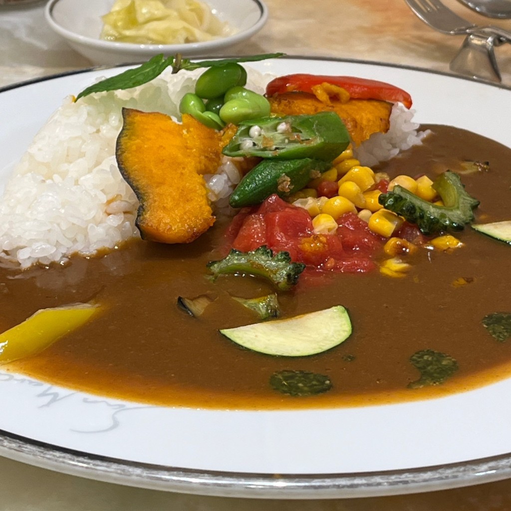 ユーザーが投稿した野菜カレーの写真 - 実際訪問したユーザーが直接撮影して投稿した友田町カレーサンマルコ 近鉄和歌山店の写真